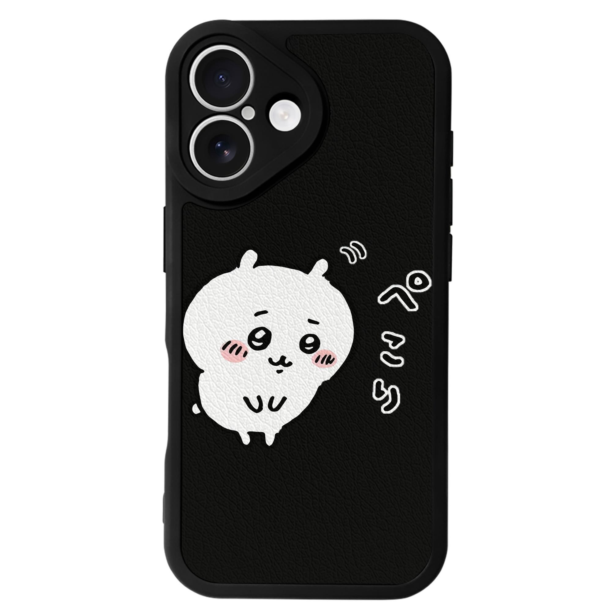 （画像用） ちいかわ ちいかわ Chii-kawa chiikawa 【iPhone 16シリーズ対応】シリコンスマホケース（レザー調） 材質：シリコン